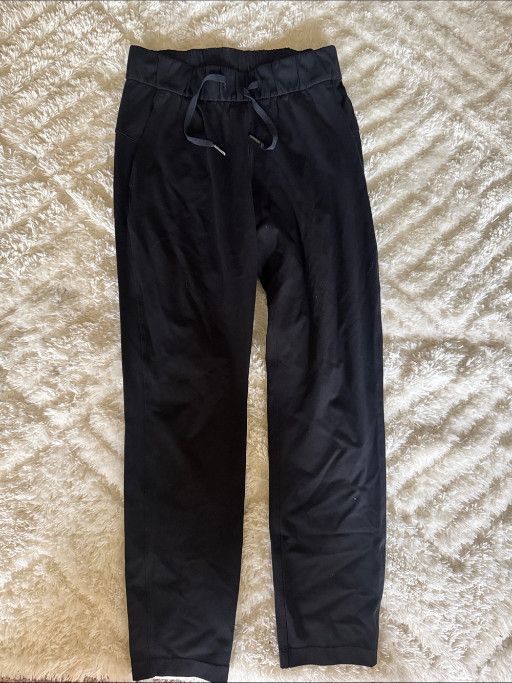 lululemon athletica Black Drawstring Track Pants